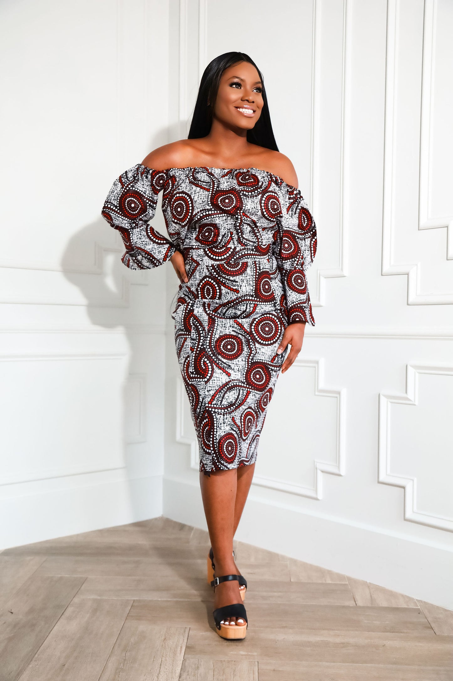 Barakha Top-Red